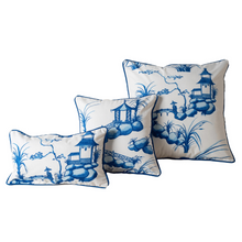 Load image into Gallery viewer, Chinese Print in Cotton Canvas Cushion Cover