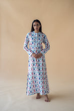 Load image into Gallery viewer, Long Dress in Vase Print