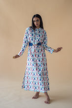 Load image into Gallery viewer, Long Dress in Vase Print