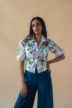 Load image into Gallery viewer, Flower Print Fly Jacket and Long Dress