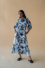 Load image into Gallery viewer, Camel Print  Shirt Dress