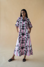 Load image into Gallery viewer, Camel Print  Shirt Dress