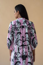 Load image into Gallery viewer, Camel Print  Shirt Dress