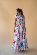 Load image into Gallery viewer, One Shoulder Long Dress - Geometric Print