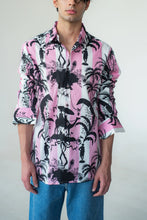 Load image into Gallery viewer, Pink Stripe Black Camel Print Shirt