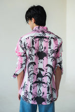 Load image into Gallery viewer, Pink Stripe Black Camel Print Shirt