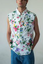 Load image into Gallery viewer, Flower Print Sleeveless Jacket