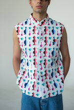 Load image into Gallery viewer, Vase Print Sleeveless Jacket
