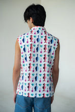 Load image into Gallery viewer, Vase Print Sleeveless Jacket