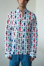 Load image into Gallery viewer, Vase Print Shirt With Vase Print Sleeveless Jacket