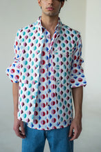 Load image into Gallery viewer, Geometric Print Shirt With Geometric Print - Lt. Sleeveless Jacket
