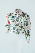 Load image into Gallery viewer, Flower Print Fly Jacket and Long Dress