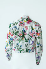 Load image into Gallery viewer, Flower Print Fly Jacket and Long Dress