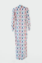 Load image into Gallery viewer, Long Dress in Vase Print