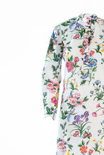 Load image into Gallery viewer, Flower Print Fly Jacket and Long Dress