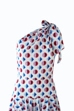 Load image into Gallery viewer, One Shoulder Long Dress - Geometric Print