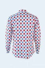 Load image into Gallery viewer, Geometric Print Shirt With Geometric Print Sleeveless Jacket
