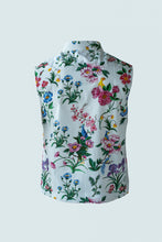Load image into Gallery viewer, Flower Print Sleeveless Jacket