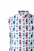 Load image into Gallery viewer, Vase Print Sleeveless Jacket
