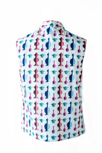 Load image into Gallery viewer, Vase Print Sleeveless Jacket
