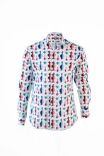 Load image into Gallery viewer, Vase Print Shirt With Vase Print Sleeveless Jacket