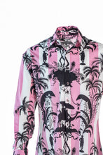 Load image into Gallery viewer, Pink Stripe Black Camel Print Shirt