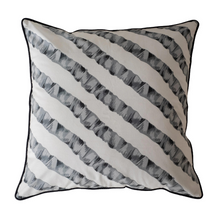 Load image into Gallery viewer, Ribbon Print in Cotton Canvas Cushion Cover