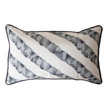 Load image into Gallery viewer, Ribbon Print in Cotton Canvas Cushion Cover