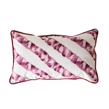 Load image into Gallery viewer, Ribbon Print in Cotton Canvas Cushion Cover