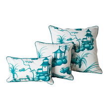 Load image into Gallery viewer, Chinese Print in Cotton Canvas Cushion Cover