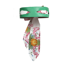 Load image into Gallery viewer, Green Foulard Belt