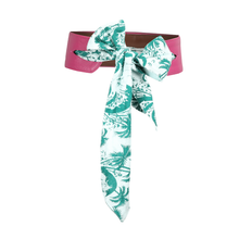 Load image into Gallery viewer, Pink Foulard Belt