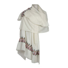 Load image into Gallery viewer, Flower Freezer Wool Shawl