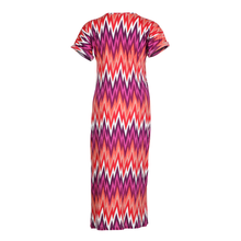 Load image into Gallery viewer, Zig-Zag Long (T-shirt Dress)