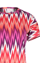 Load image into Gallery viewer, Zig-Zag Short Dress