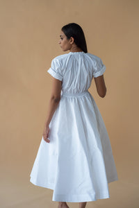 Karla Long Dress In White