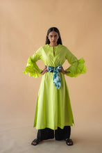 Load image into Gallery viewer, New Kaftan Cotton Lawn with Frilled Sleeve
