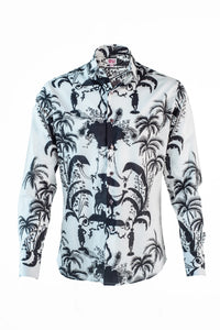 Black Camel Print Shirt