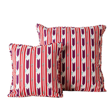 Load image into Gallery viewer, Ikat Print in Cotton Canvas Cushion Cover
