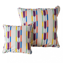 Load image into Gallery viewer, Ikat Print in Cotton Canvas Cushion Cover
