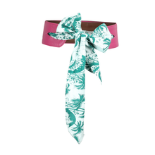 Load image into Gallery viewer, Pink Foulard Belt
