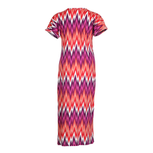 Load image into Gallery viewer, Zig-Zag Long (T-shirt Dress)
